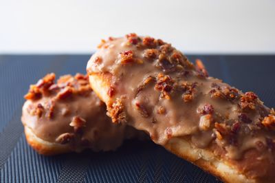Pastries with brown glazing