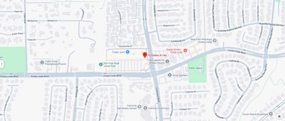 Google Maps image with location pin to YLS Bakery and Cafe in Yorba Linda